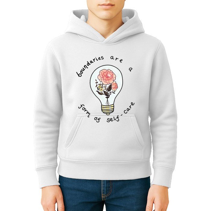 Boundaries Are A Form Of Selfcare Kids Hoodie