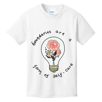 Boundaries Are A Form Of Selfcare Kids T-Shirt