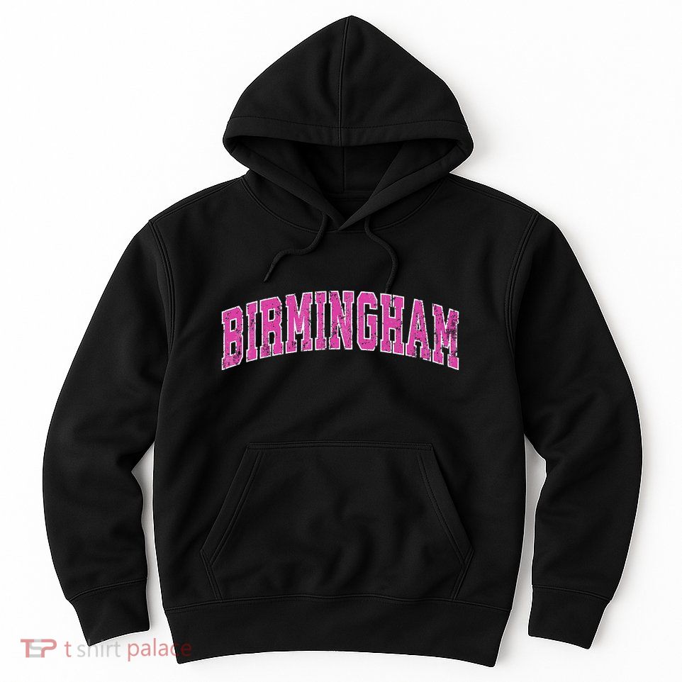 Birmingham Alabama Al Vintage Sports Design Hoodie