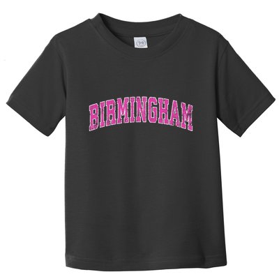 Birmingham Alabama Al Vintage Sports Design Toddler T-Shirt