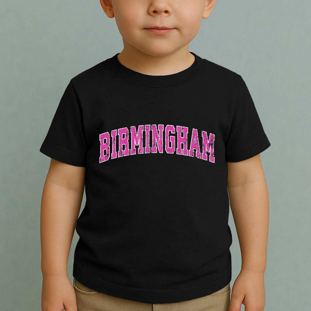 Birmingham Alabama Al Vintage Sports Design Toddler T-Shirt