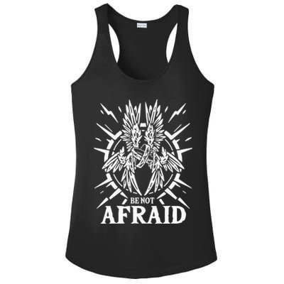 Biblically Accurate Angel Be Not Afraid Bible Angel Ladies PosiCharge Competitor Racerback Tank