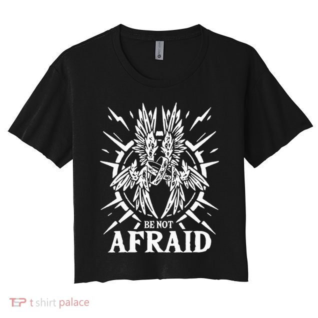 Biblically Accurate Angel Be Not Afraid Bible Angel Crop Top