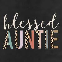 Blessed Auntie Aunt Cute Leopard funny mother's day Trucker Hat