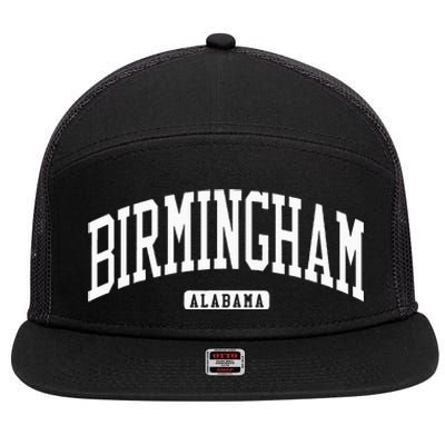 Birmingham Alabama Al College University Style 7 Panel Mesh Trucker Snapback Hat