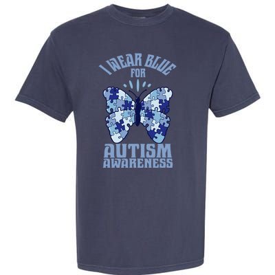 Butterfly Autism Awareness Gift Garment-Dyed Heavyweight T-Shirt