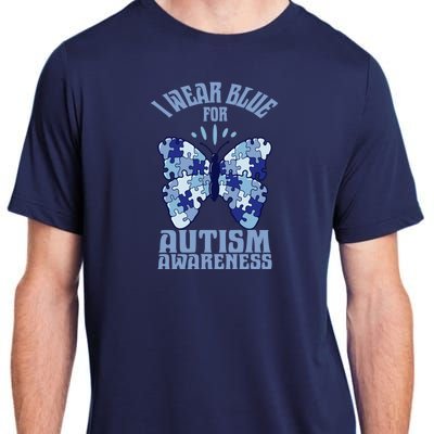 Butterfly Autism Awareness Gift Adult ChromaSoft Performance T-Shirt