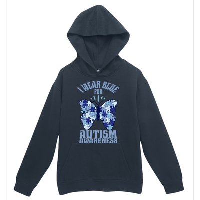 Butterfly Autism Awareness Gift Urban Pullover Hoodie