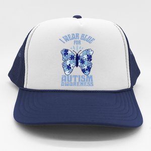 Butterfly Autism Awareness Gift Trucker Hat