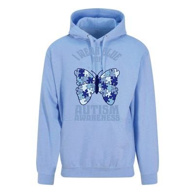 Butterfly Autism Awareness Gift Unisex Surf Hoodie