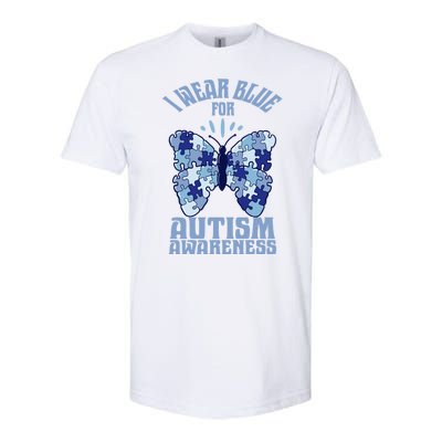 Butterfly Autism Awareness Gift Softstyle CVC T-Shirt