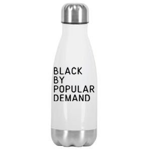 Black African American Pride Funny Sayings Gift Stainless Steel Insulated Water Bottle