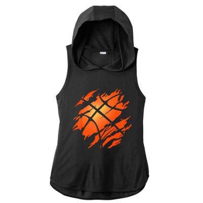 Basketball Apparel Basketball Ladies PosiCharge Tri-Blend Wicking Draft Hoodie Tank