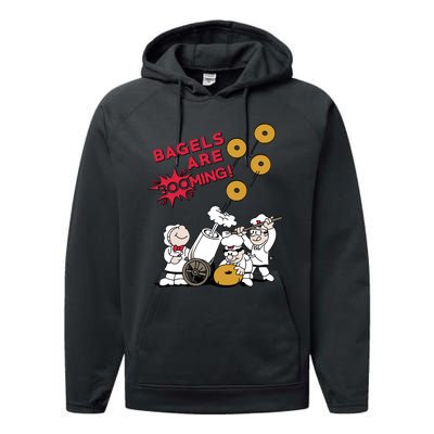 Bagels Are Booming Performance Fleece Hoodie