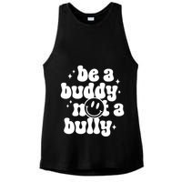 Be A Buddy Not A Bully Retro Smile Anti Bullying Unity Day Ladies PosiCharge Tri-Blend Wicking Tank