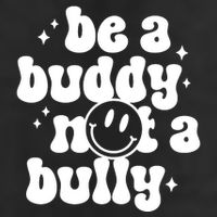 Be A Buddy Not A Bully Retro Smile Anti Bullying Unity Day 7 Panel Mesh Trucker Snapback Hat