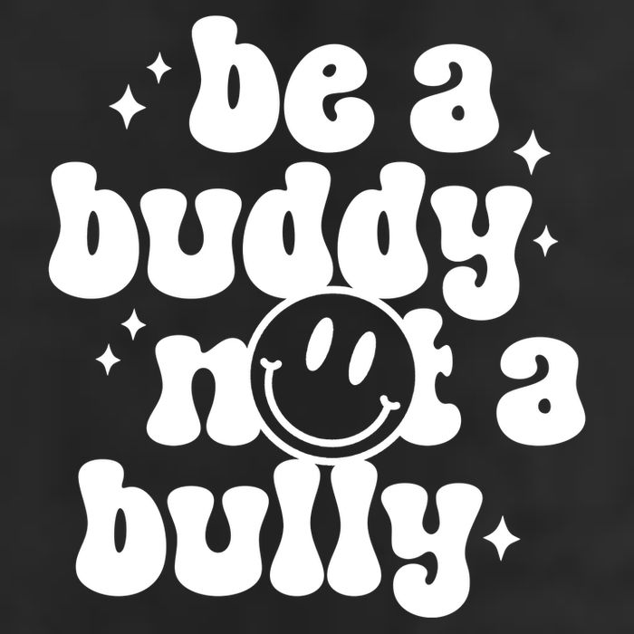Be A Buddy Not A Bully Retro Smile Anti Bullying Unity Day 7 Panel Mesh Trucker Snapback Hat