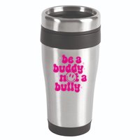 Be A Buddy Not A Bully Retro Smile Anti Bullying Unity Day 16oz Travel Tumbler