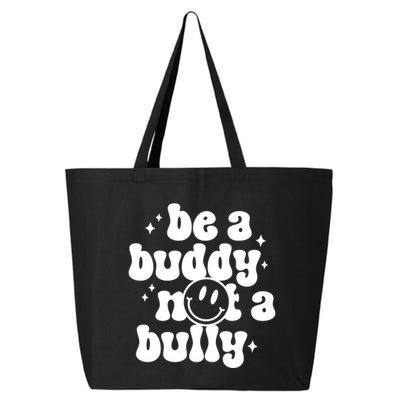 Be A Buddy Not A Bully Retro Smile Anti Bullying Unity Day 25L Jumbo Tote