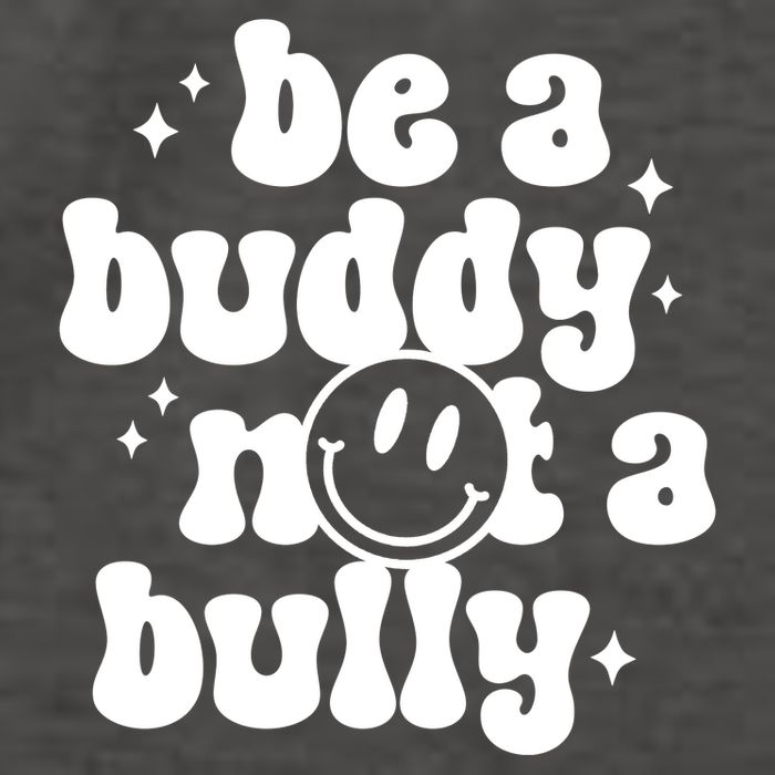 Be A Buddy Not A Bully Retro Smile Anti Bullying Unity Day Vector Backpack