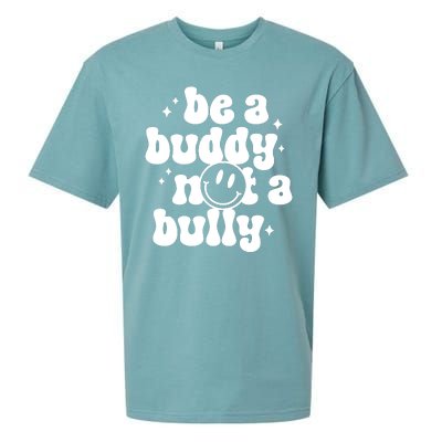 Be A Buddy Not A Bully Retro Smile Anti Bullying Unity Day Sueded Cloud Jersey T-Shirt