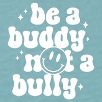 Be A Buddy Not A Bully Retro Smile Anti Bullying Unity Day Sueded Cloud Jersey T-Shirt
