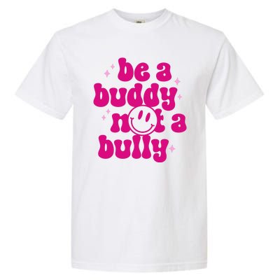 Be A Buddy Not A Bully Retro Smile Anti Bullying Unity Day Garment-Dyed Heavyweight T-Shirt