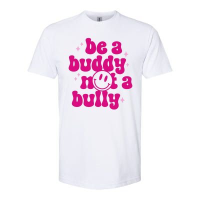 Be A Buddy Not A Bully Retro Smile Anti Bullying Unity Day Softstyle CVC T-Shirt