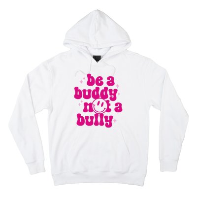 Be A Buddy Not A Bully Retro Smile Anti Bullying Unity Day Hoodie