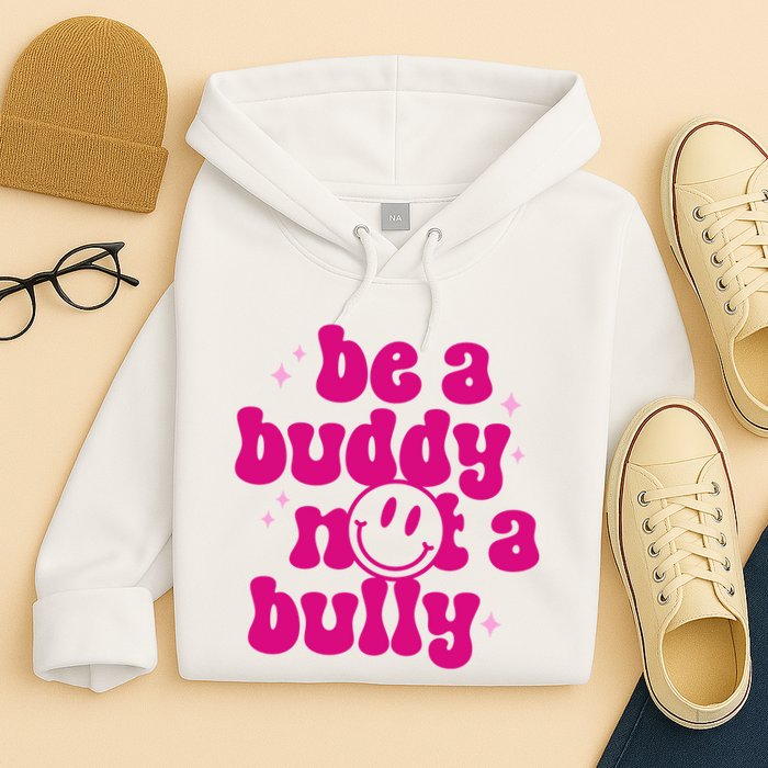 Be A Buddy Not A Bully Retro Smile Anti Bullying Unity Day Hoodie