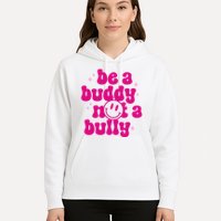 Be A Buddy Not A Bully Retro Smile Anti Bullying Unity Day Hoodie