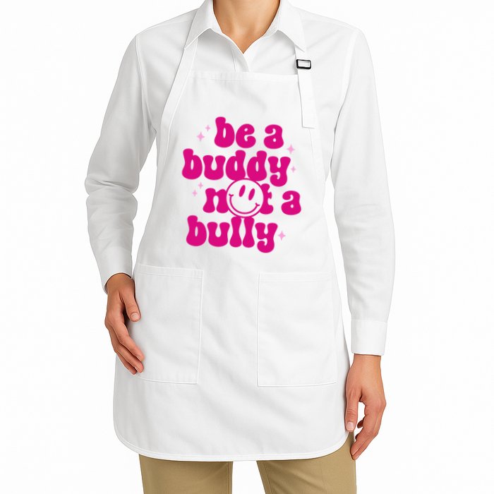 Be A Buddy Not A Bully Retro Smile Anti Bullying Unity Day Apron