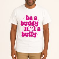 Be A Buddy Not A Bully Retro Smile Anti Bullying Unity Day Tall T-Shirt