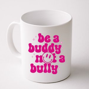 Be A Buddy Not A Bully Retro Smile Anti Bullying Unity Day Coffee Mug