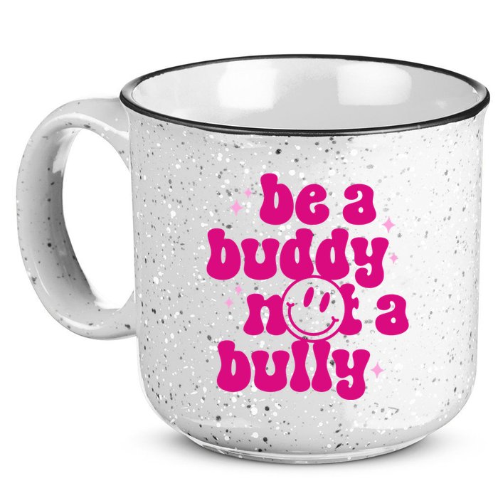 Be A Buddy Not A Bully Retro Smile Anti Bullying Unity Day 15oz Campfire Ceramic Mug