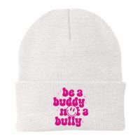 Be A Buddy Not A Bully Retro Smile Anti Bullying Unity Day Knit Cap Winter Beanie