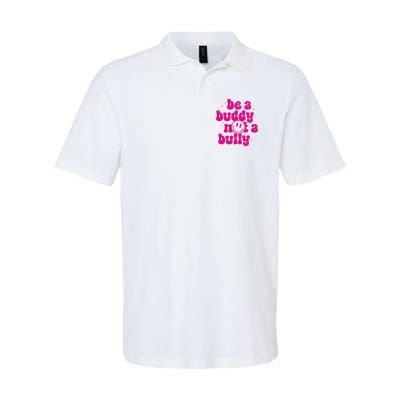Be A Buddy Not A Bully Retro Smile Anti Bullying Unity Day Polo