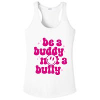 Be A Buddy Not A Bully Retro Smile Anti Bullying Unity Day Ladies PosiCharge Competitor Racerback Tank