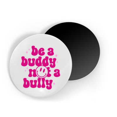 Be A Buddy Not A Bully Retro Smile Anti Bullying Unity Day Magnet