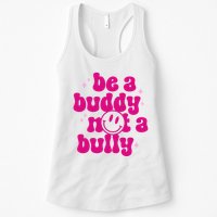 Be A Buddy Not A Bully Retro Smile Anti Bullying Unity Day Womens Tank Top