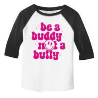 Be A Buddy Not A Bully Retro Smile Anti Bullying Unity Day Toddler Fine Jersey T-Shirt