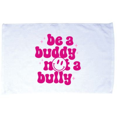 Be A Buddy Not A Bully Retro Smile Anti Bullying Unity Day Microfiber Hand Towel