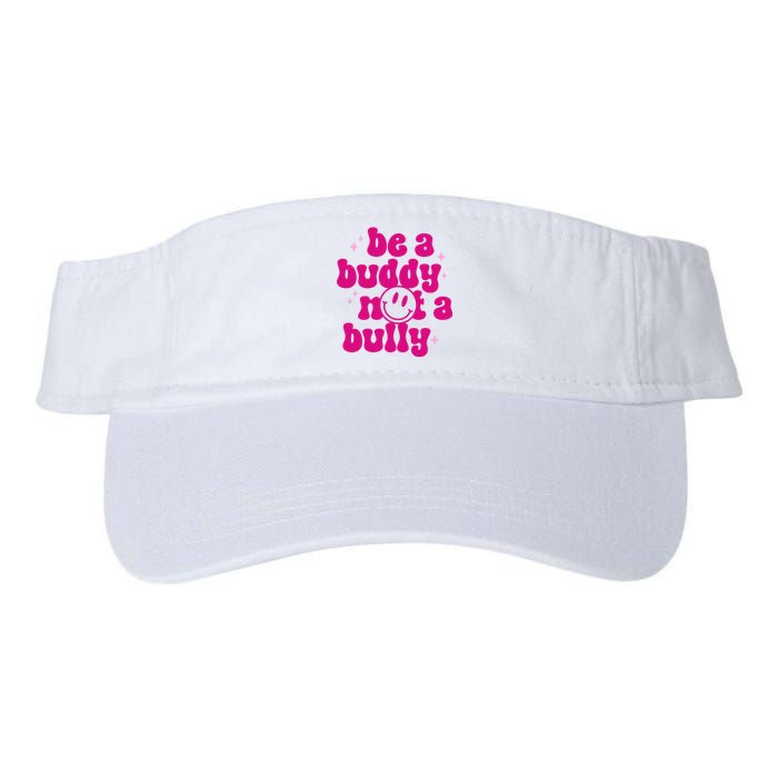 Be A Buddy Not A Bully Retro Smile Anti Bullying Unity Day Valucap Bio-Washed Visor