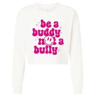 Be A Buddy Not A Bully Retro Smile Anti Bullying Unity Day Cropped Pullover Crew