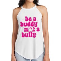 Be A Buddy Not A Bully Retro Smile Anti Bullying Unity Day Women's Perfect Tri Rocker Tank