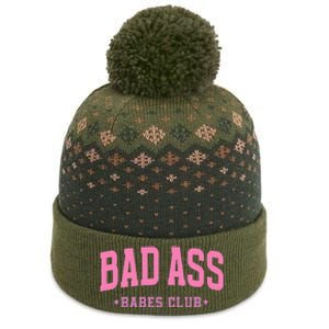 Bad Ass Babes Club Cute The Baniff Cuffed Pom Beanie