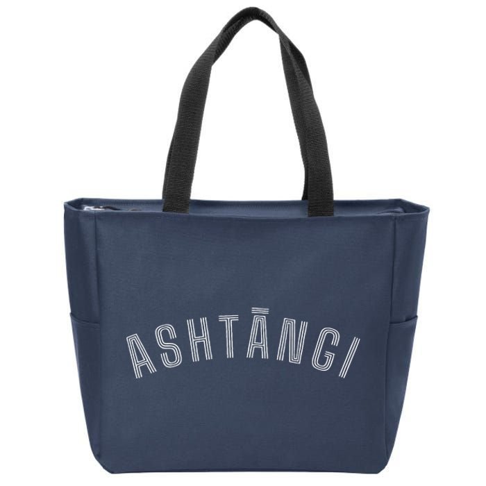 Basic Ashtangi Zip Tote Bag