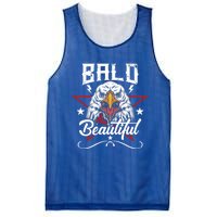 Bald And Beautiful Funny Bald Eagle America Usa 4th Of July Gift Mesh Reversible Basketball Jersey Tank