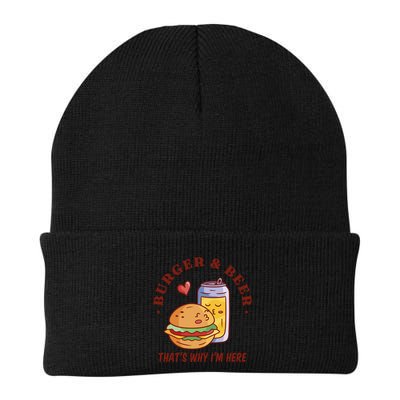 Burger And Beer That's Why I'm Here Beanie