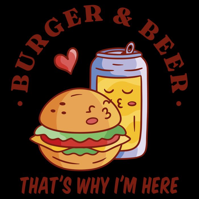 Burger And Beer That's Why I'm Here Bag